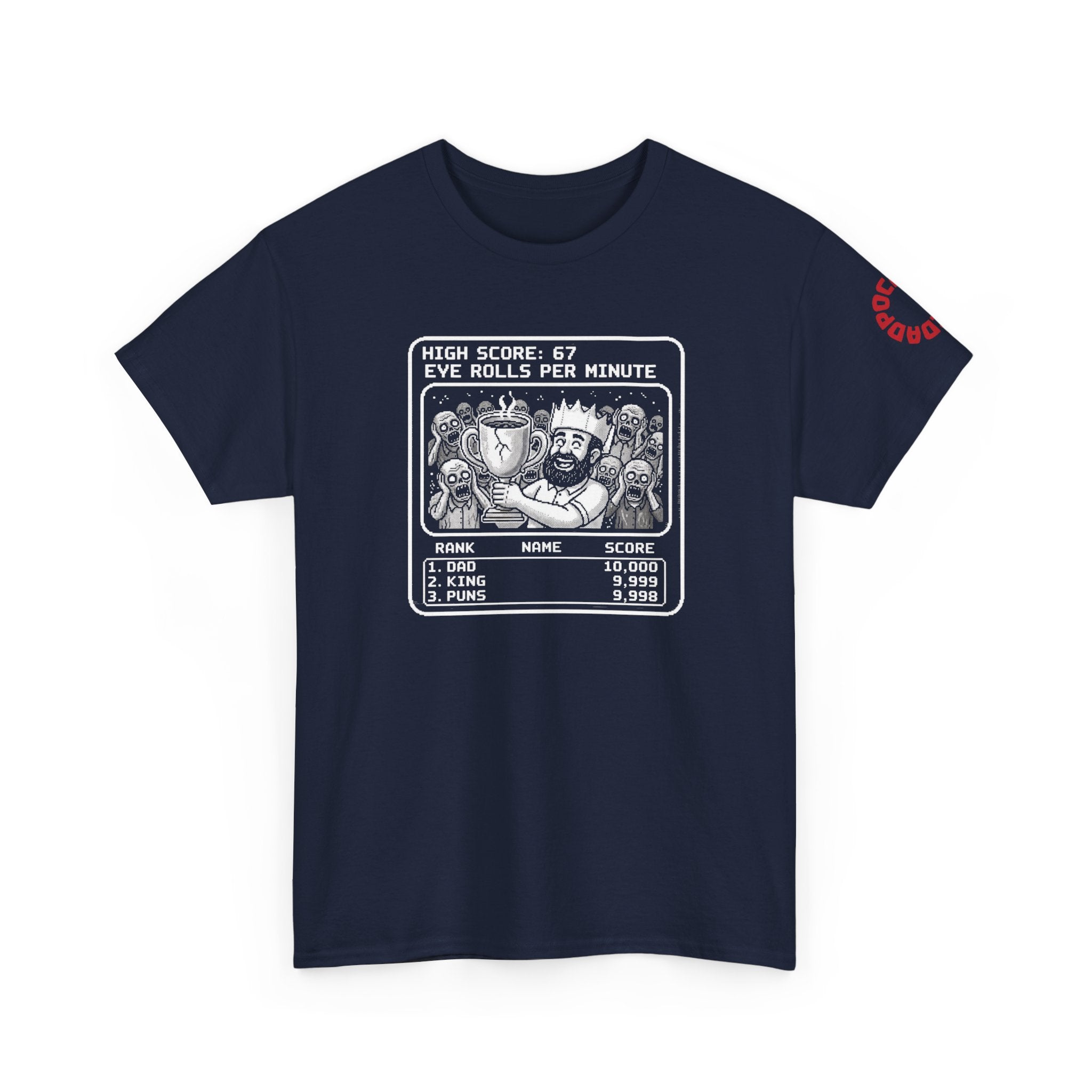 Arcade Monster Scoreboard Tee | Retro Game Screen, Pixel Characters